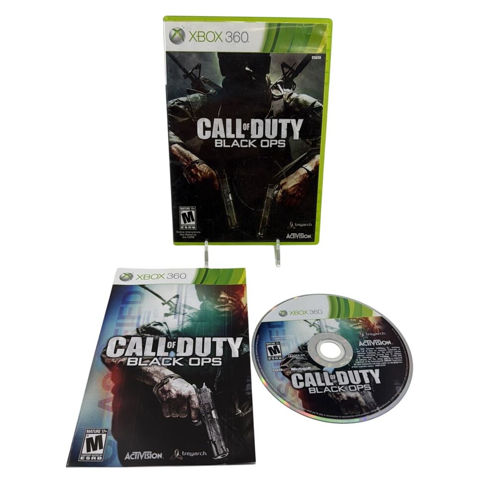 Call of Duty: Black Ops (Microsoft Xbox 360, 2010) Complete CIB Tested Working